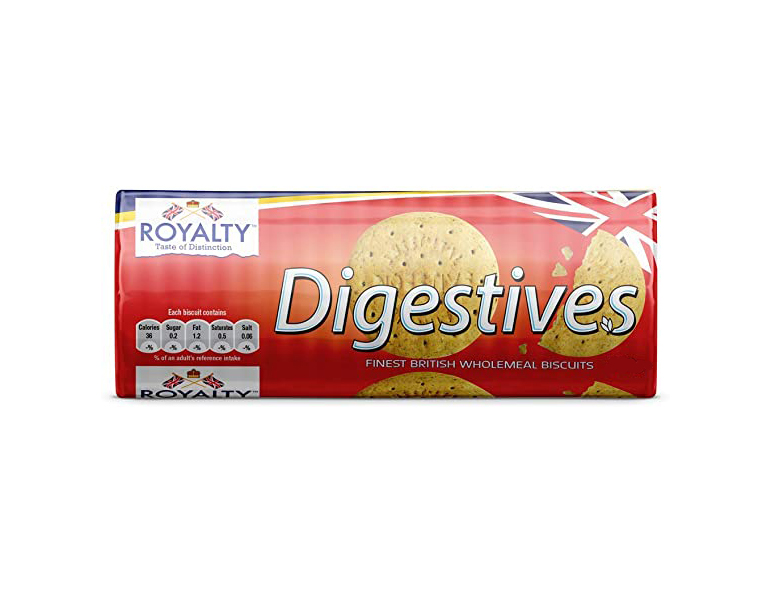 ROYALTY BRITISH DIGESTIVE BISCUITS 400GM