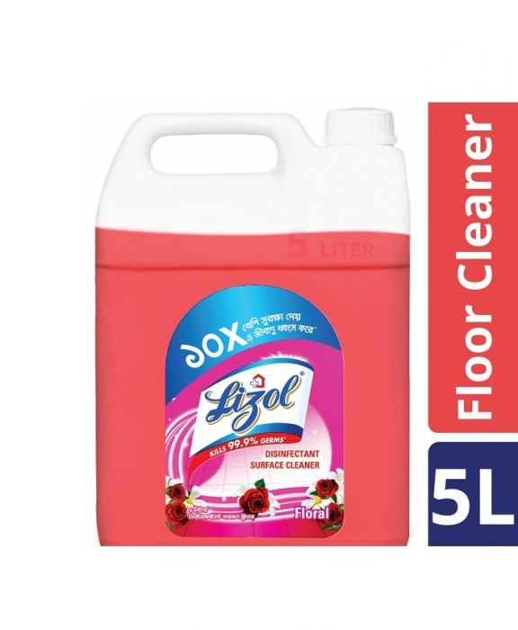 LIZOL FLOOR CLEANER FLORAL 5LTR