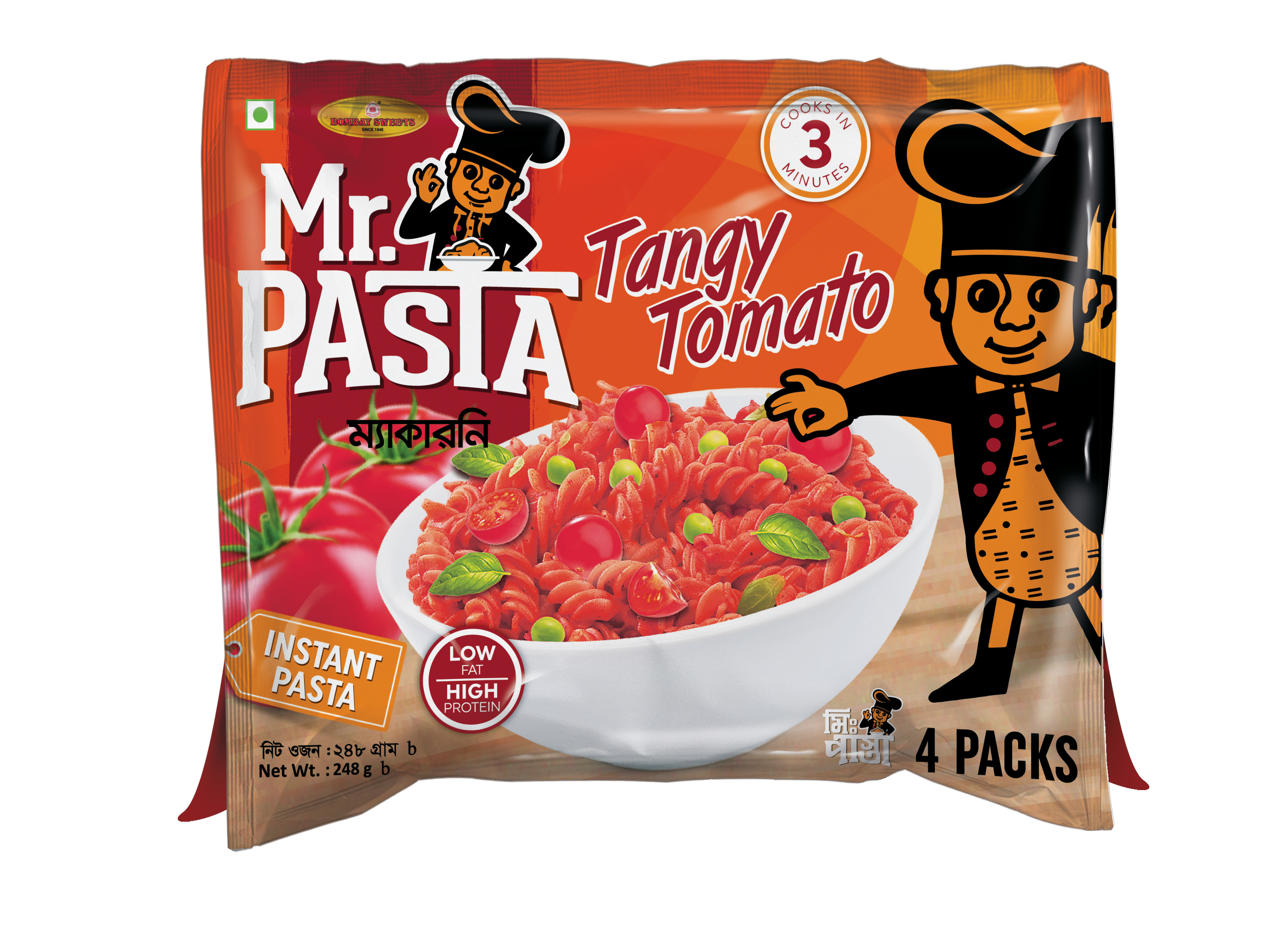 BOMBAY TANGY TOMATO PASTA 248GM