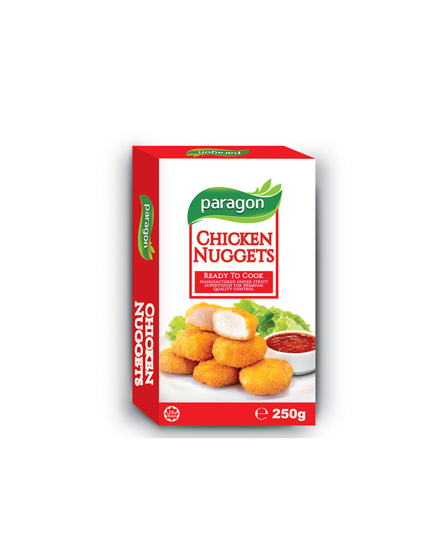 PARAGON CHICKEN NUGGETS SPICY FROZEN FOOD 250GM