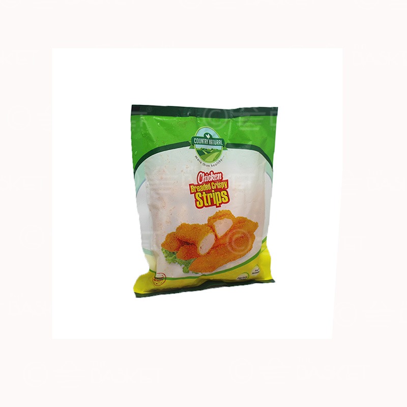 COUNTRY NATURAL CHICKEN BREADED STRIPS FROZEN FOOD 250GM