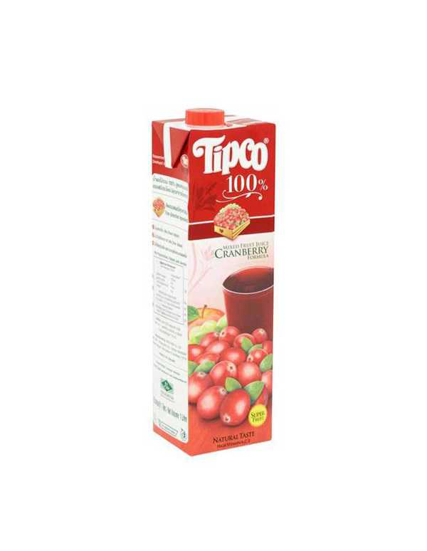 TIPCO MIXED FRUIT CRANBERRY JUICE 1LTR