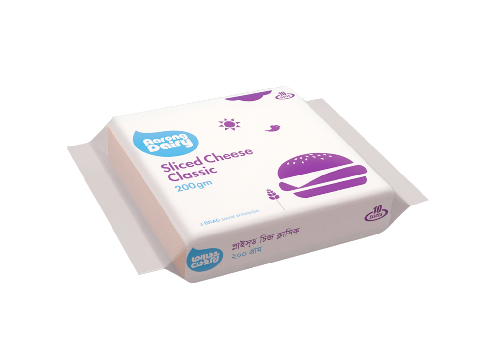 AARONG SLICED CLASSIC CHEESE 200GM