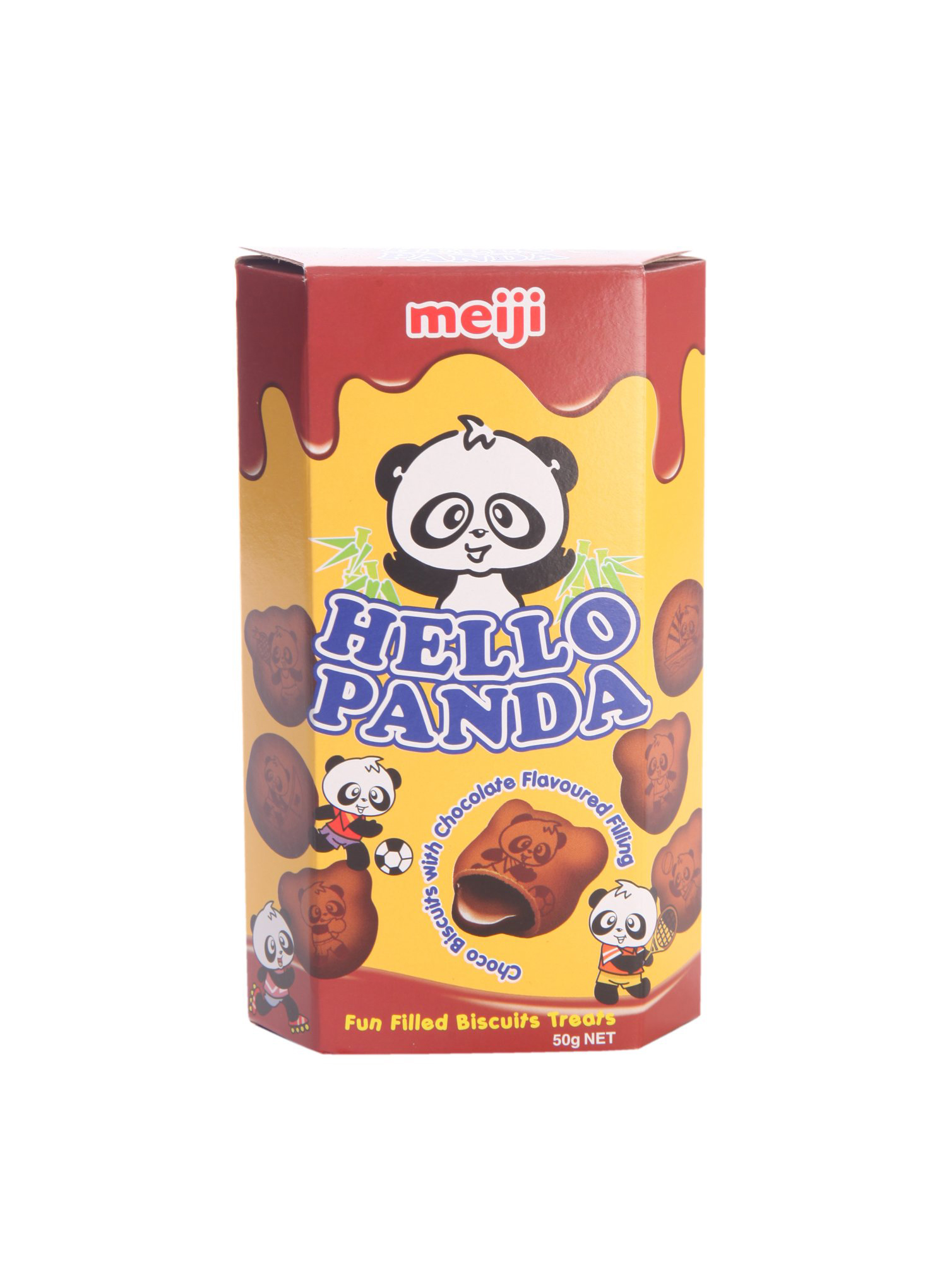 MEIJI HELLO PANDA CHOCOLATE BISCUITS 50GM
