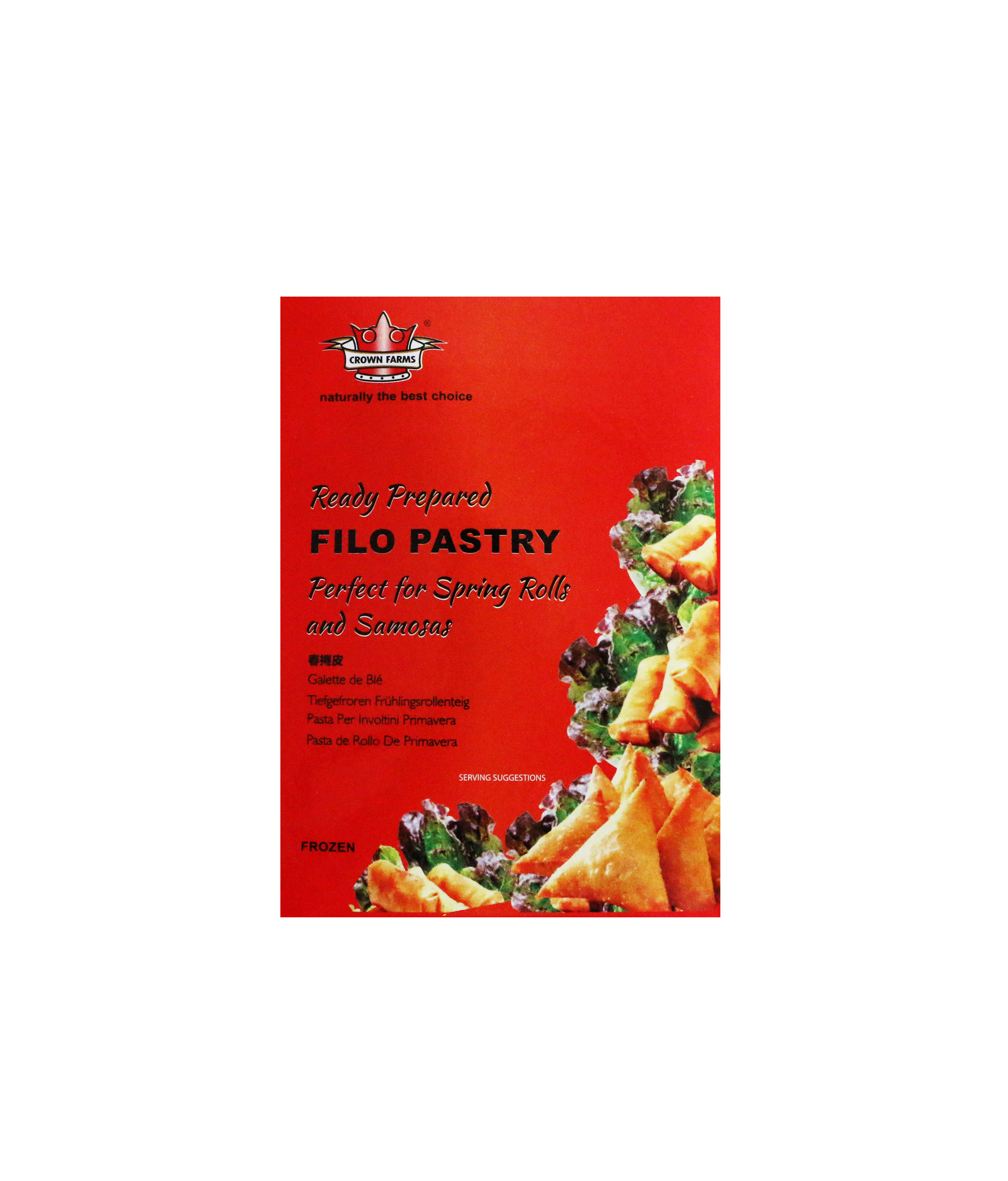 CROWN FARMS FILO PASTRY FROZEN FOOD 500GM