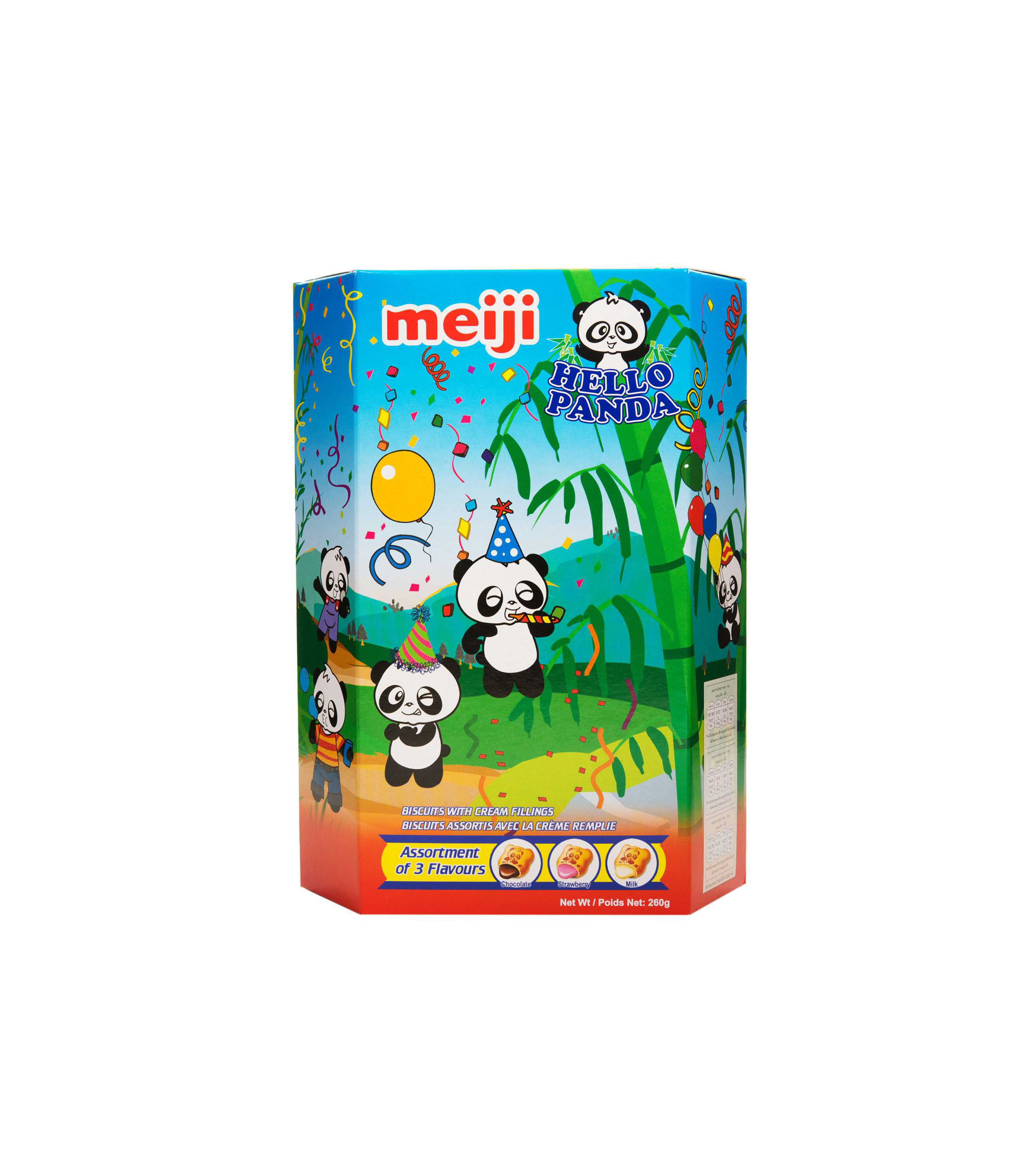 MEIJI HELLO PANDA ASSORTMENT BISCUITS 260GM