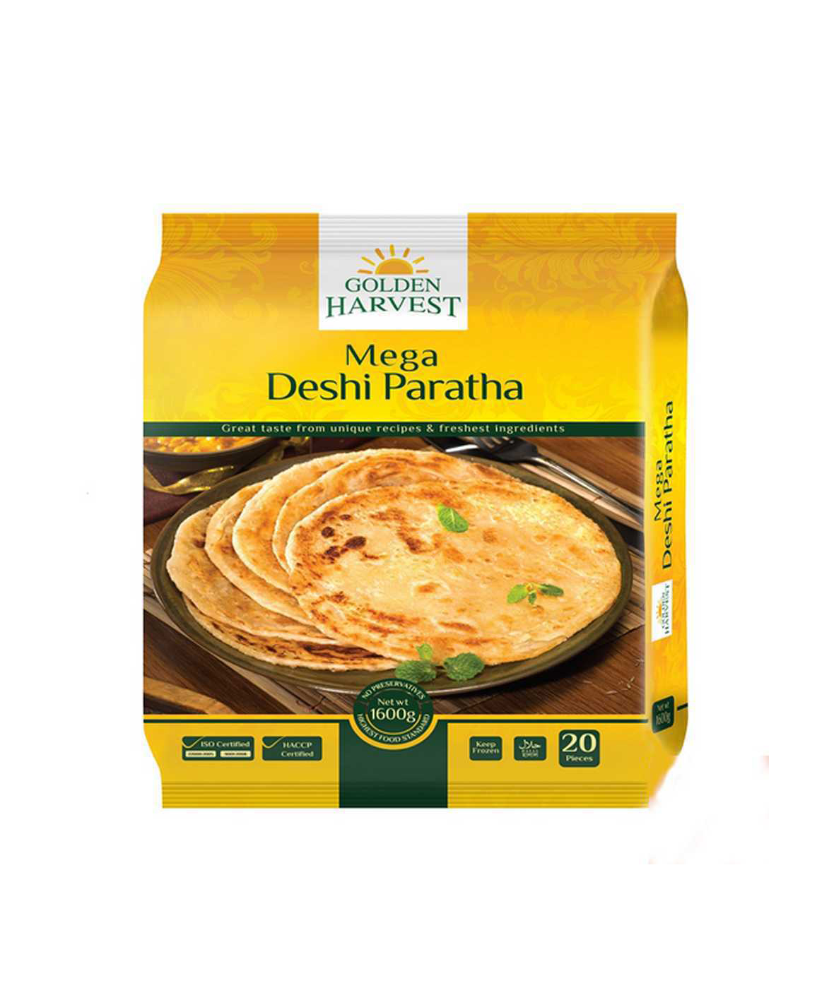 GOLDEN HARVEST MEGA DESHI PARATHA 1600GM