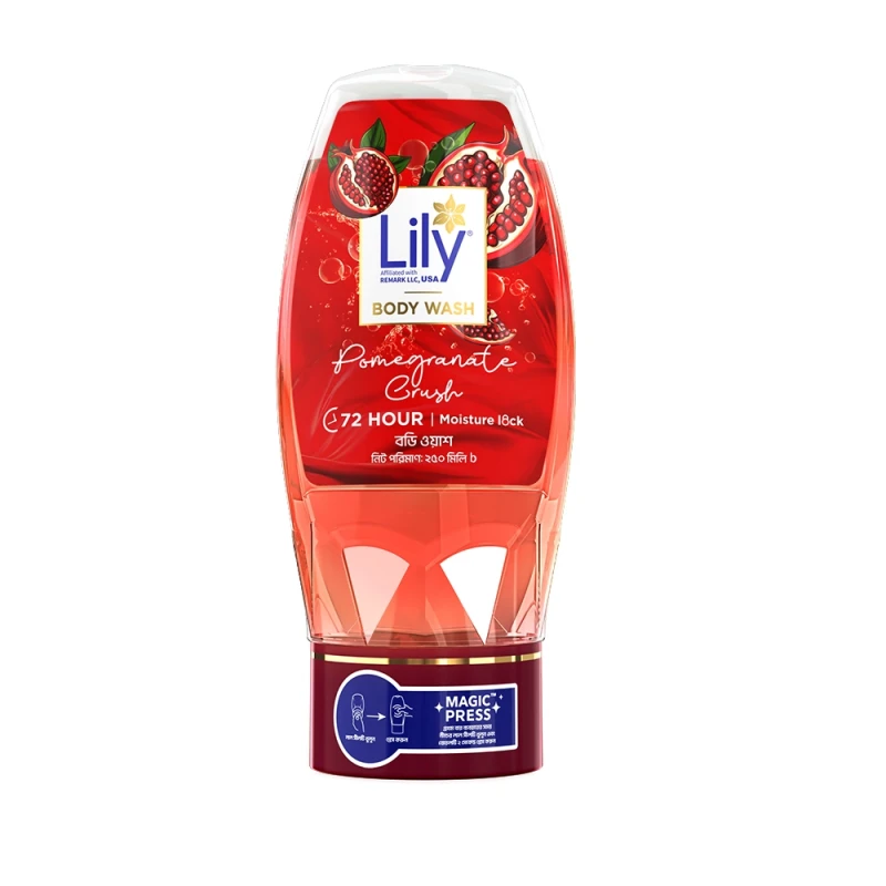 LILY POMEGRANATE CRUSH BODY WASH 500ML