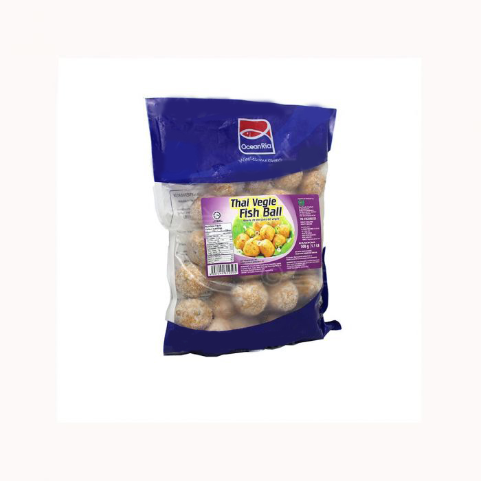OCEAN RIA THAI VEGIE FISH BALL FROZEN FOOD 500GM