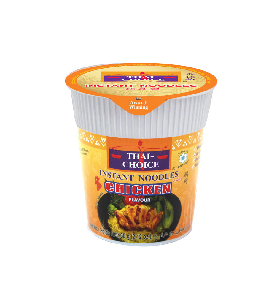 THAI CHOICE CHICKEN CUP NOODLES 60GM