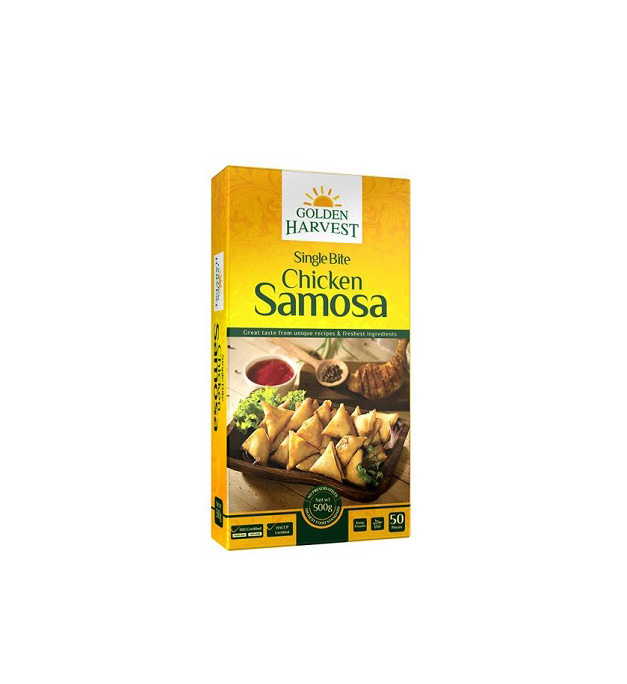 GOLDEN HARVEST CHICKEN SAMOSA MINI FROZEN FOOD 300GM