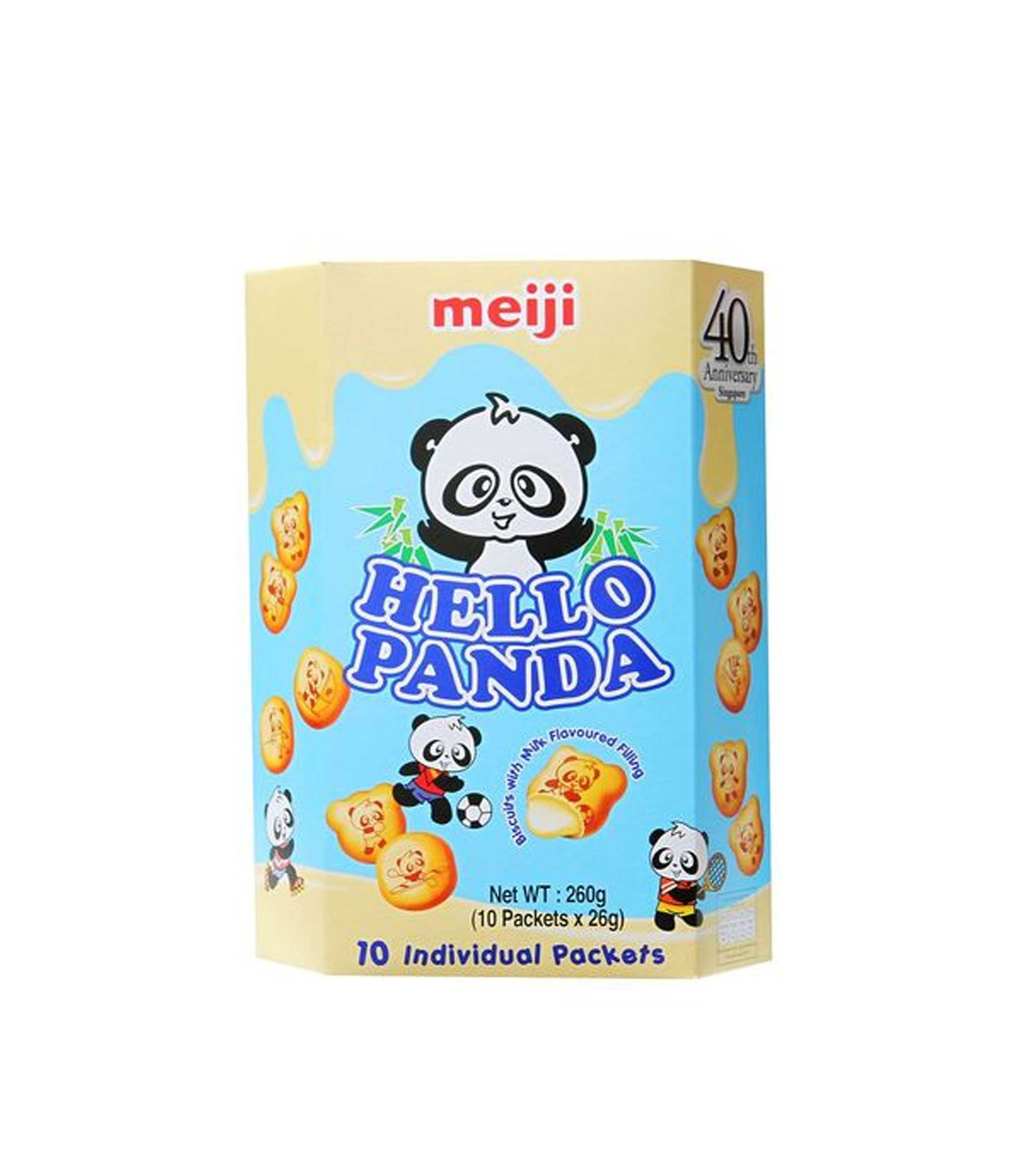 MEIJI HELLO PANDA MILK BISCUITS 260GM