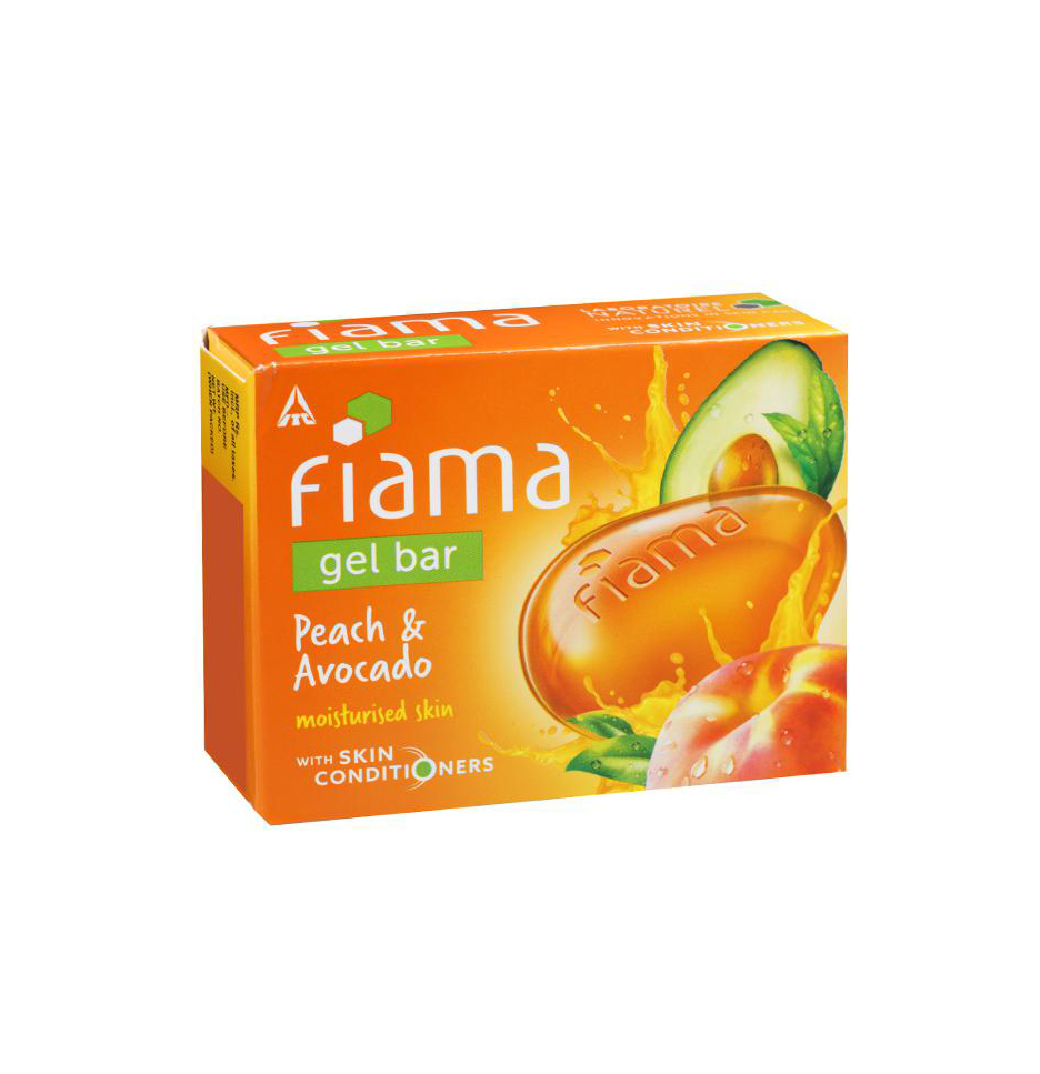 FIAMA PEACH & AVOCADO BEAUTY SOAP 125GM
