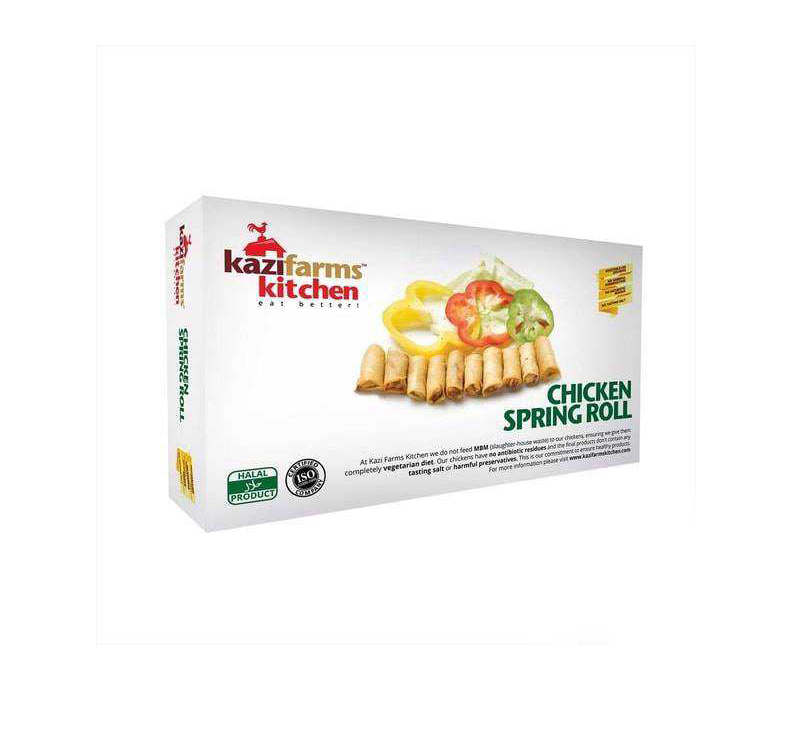 KAZI FARMS KITCHEN CHICKEN SPRING ROLL 250GM