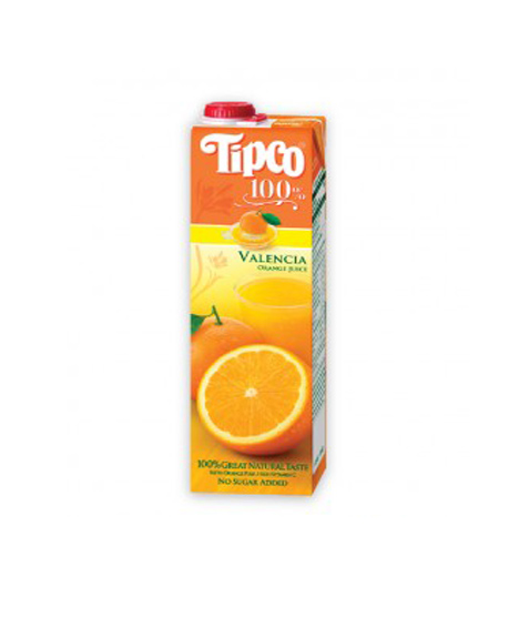 TIPCO VALENCIA ORANGE JUICE 1LTR