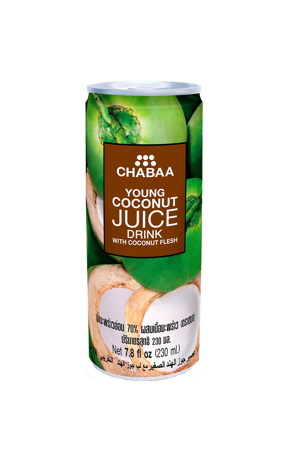 CHABAA YOUNG COCONUT JUICE 230ML