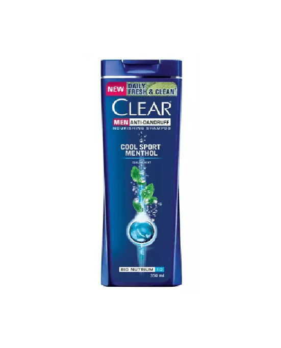 CLEAR MEN COOL SPORT MENTHOL SHAMPOO 330ML