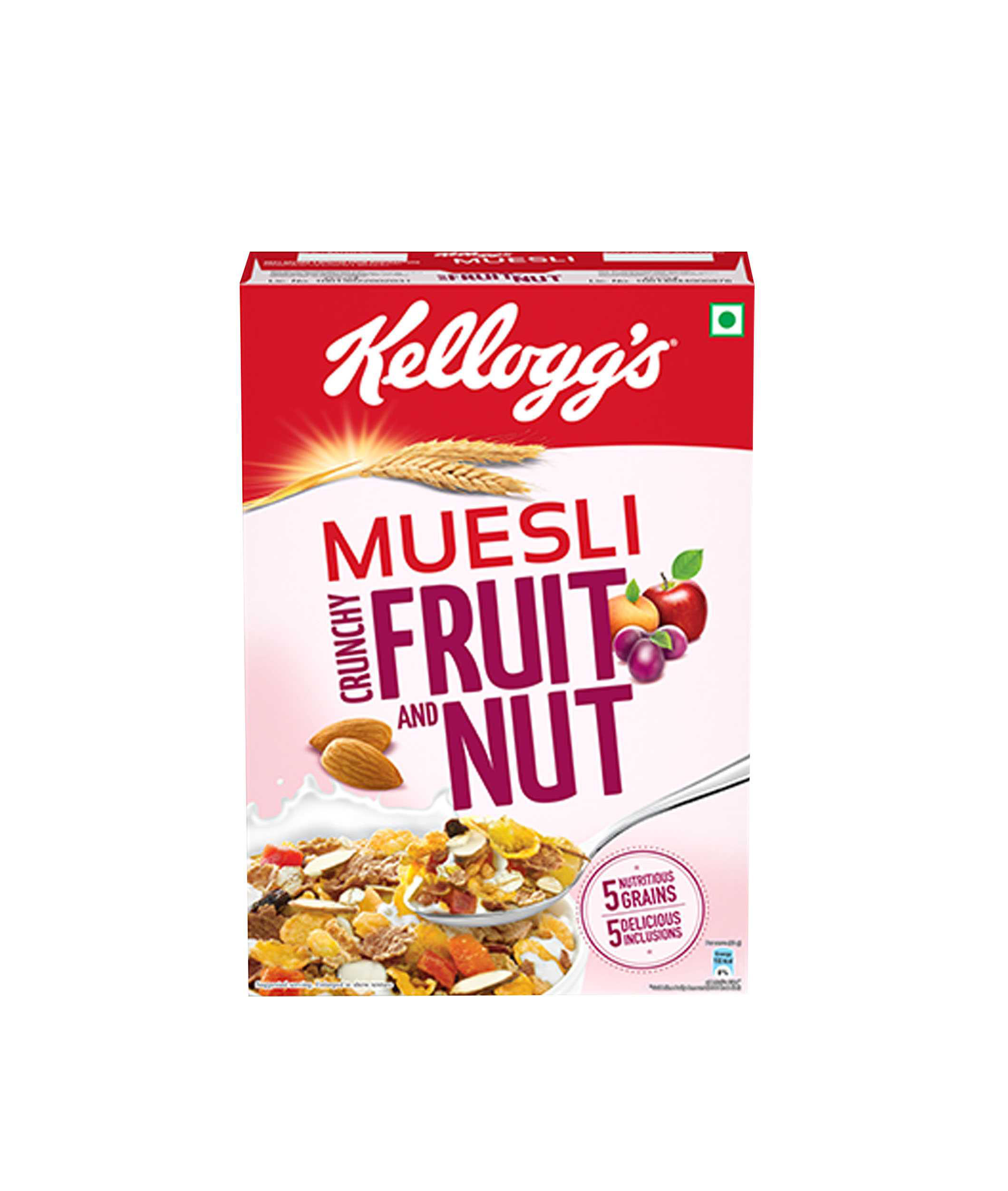 KELLOGG'S MUESLI FRUIT & NUT CEREALS 500GM