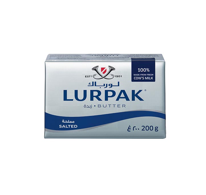LURPAK SALTED BUTTER 200GM
