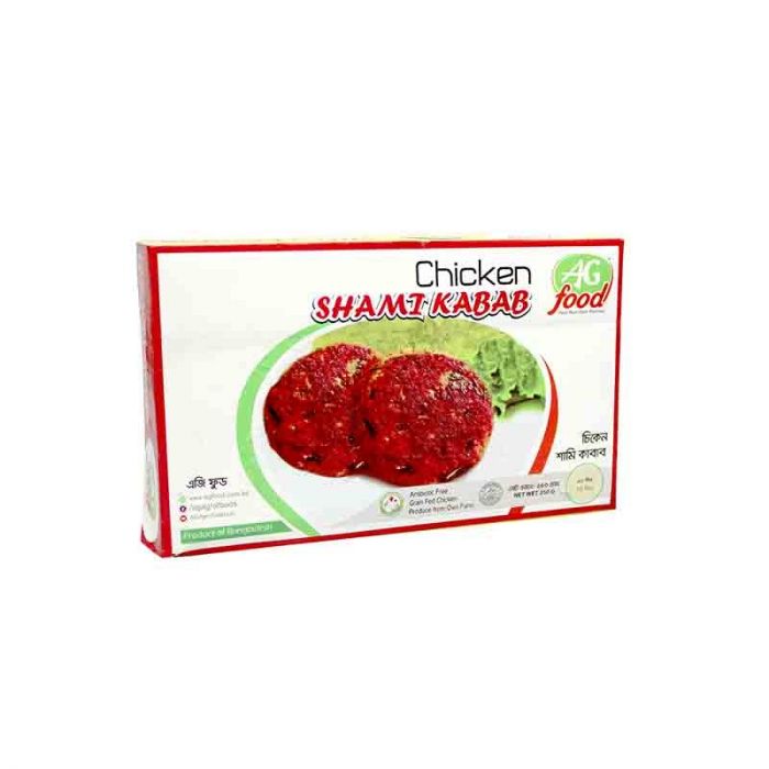 AG CHICKEN SHAMI KABAB FROZEN FOOD 250GM