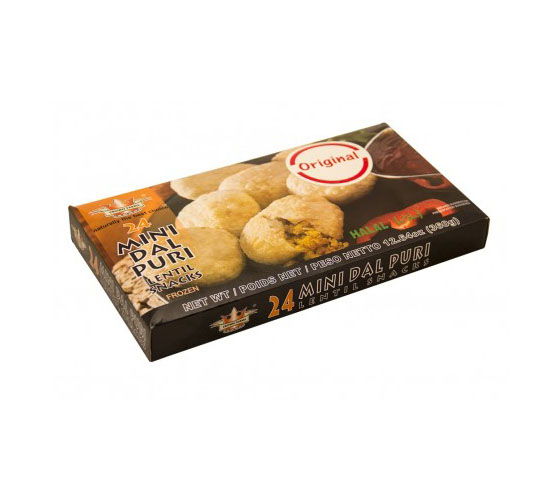 CROWN FARMS MINI DAL PURI FROZEN FOOD 360GM