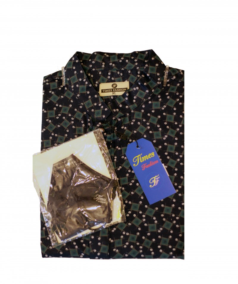 TIMES FASHION NAVY BLUE WITH MASK