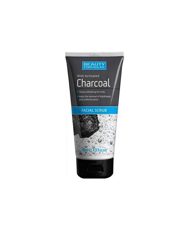 BEAUTY FORMULAS CHARCOAL FACIAL SCRUB 150ML