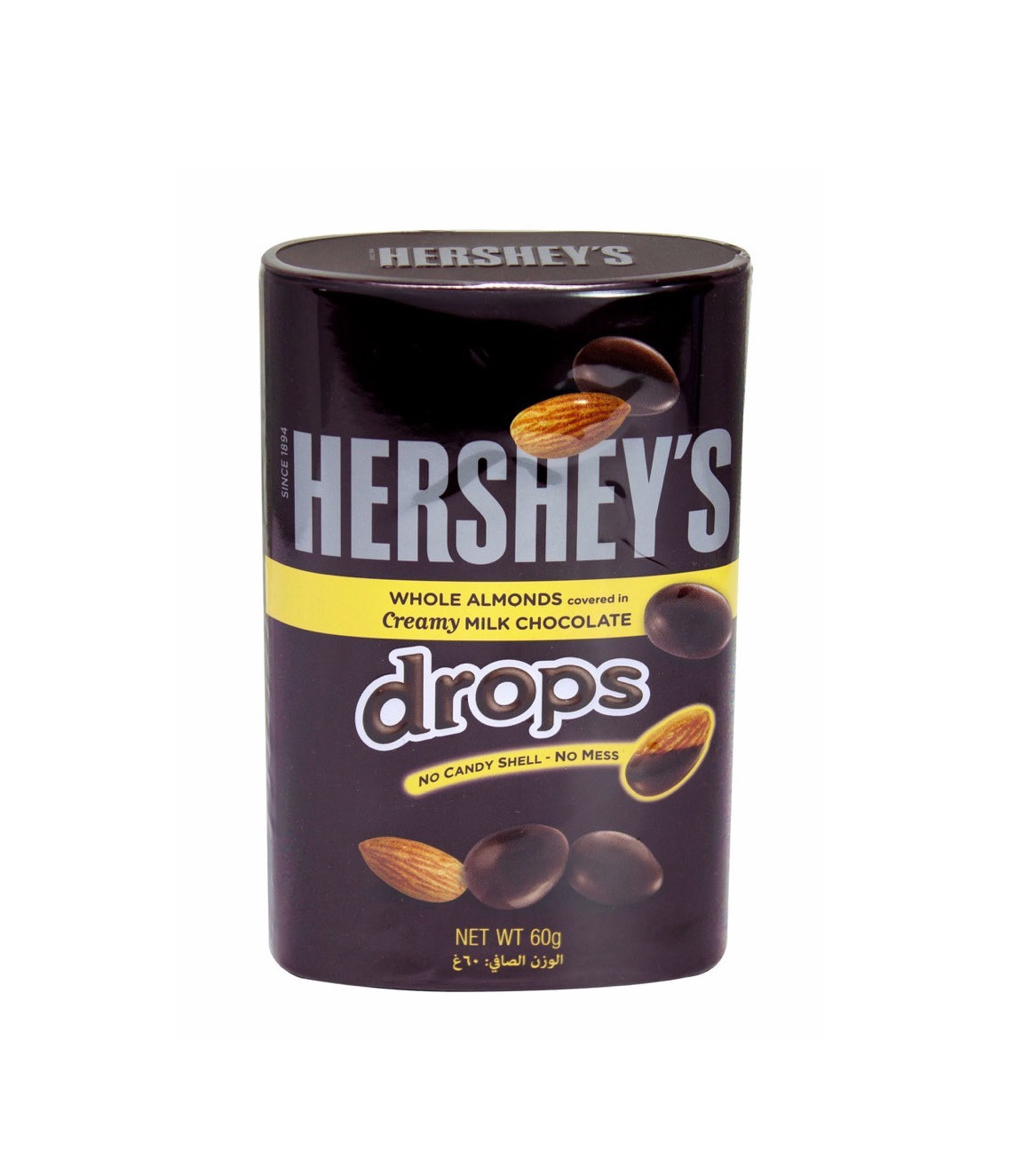 HERSHEY'S DROPS CHOCOLATE 60GM TIN
