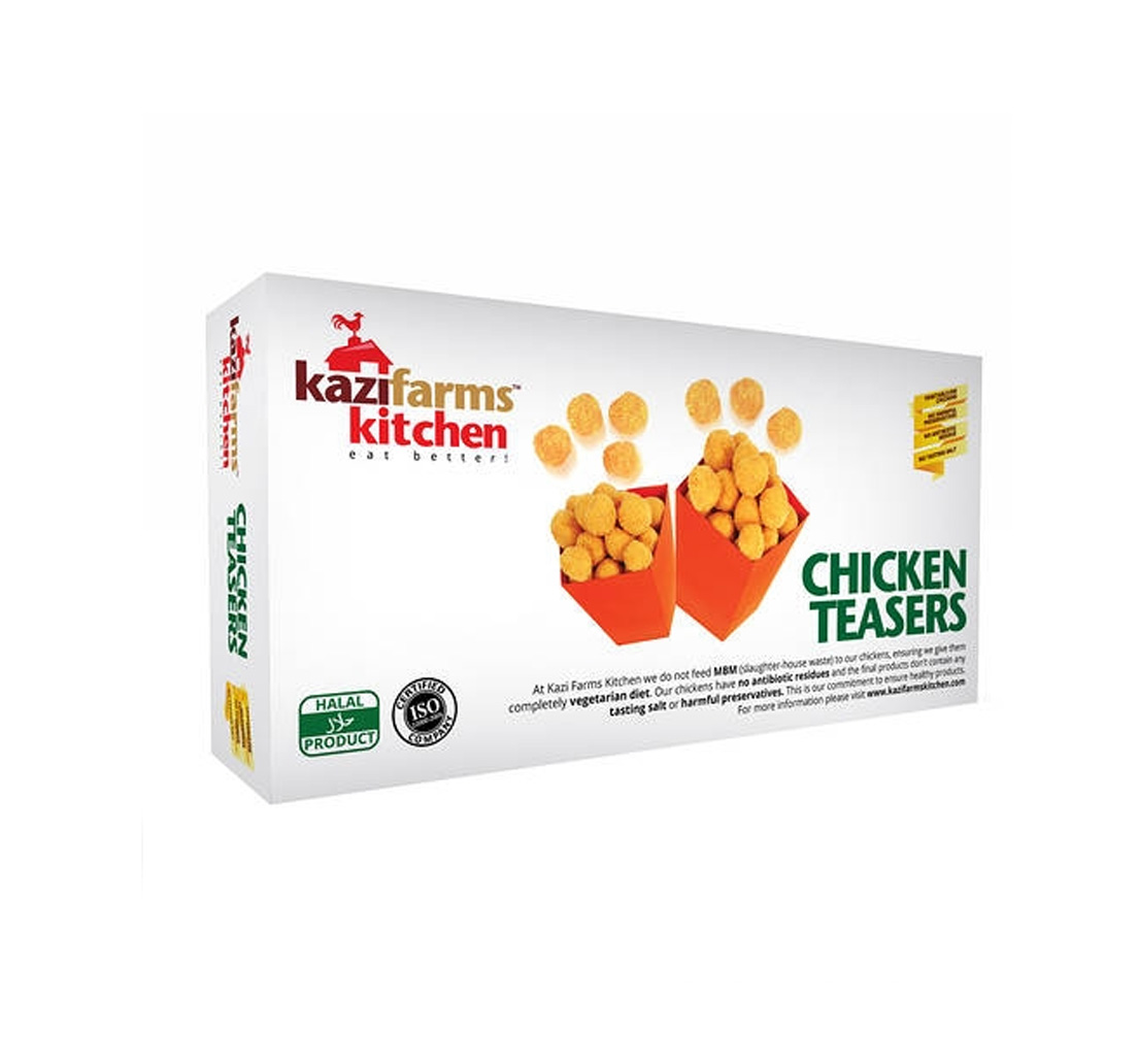 KAZI FARMS KITCHEN CHICKEN TEASERS 250GM