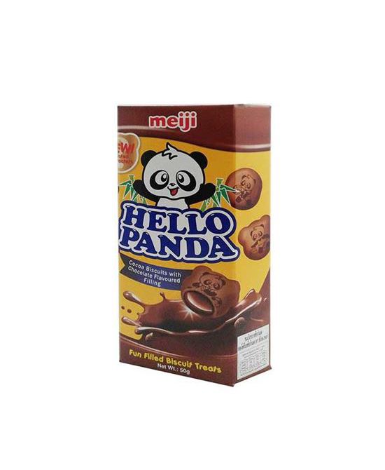 MEIJI HELLO PANDA DOUBLE CHOCOLATE BISCUITS 50GM