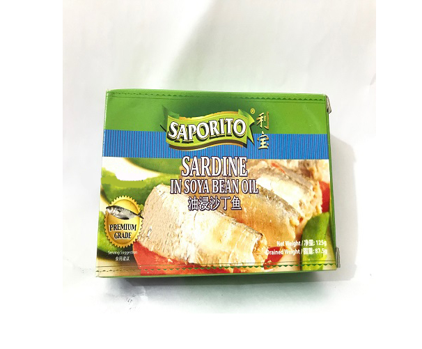 SAPORITO SARDINES TUNA 125GM