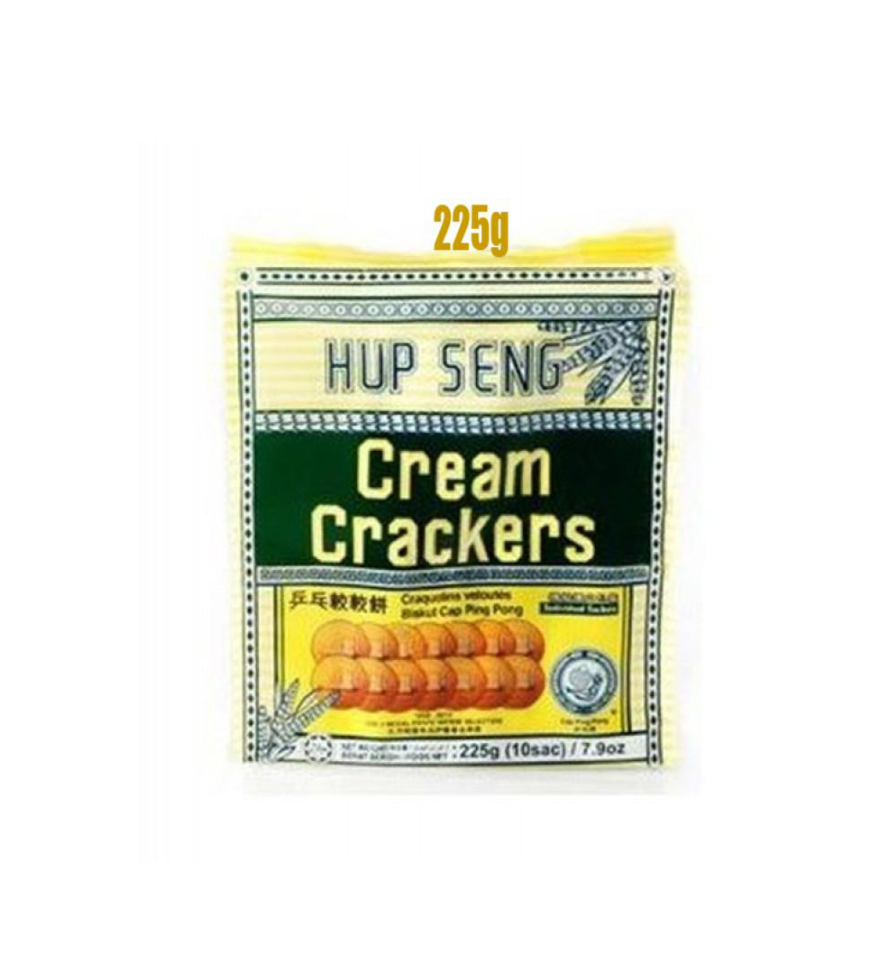 HUP SENG CREAM CRACKERS BISCUITS 225GM