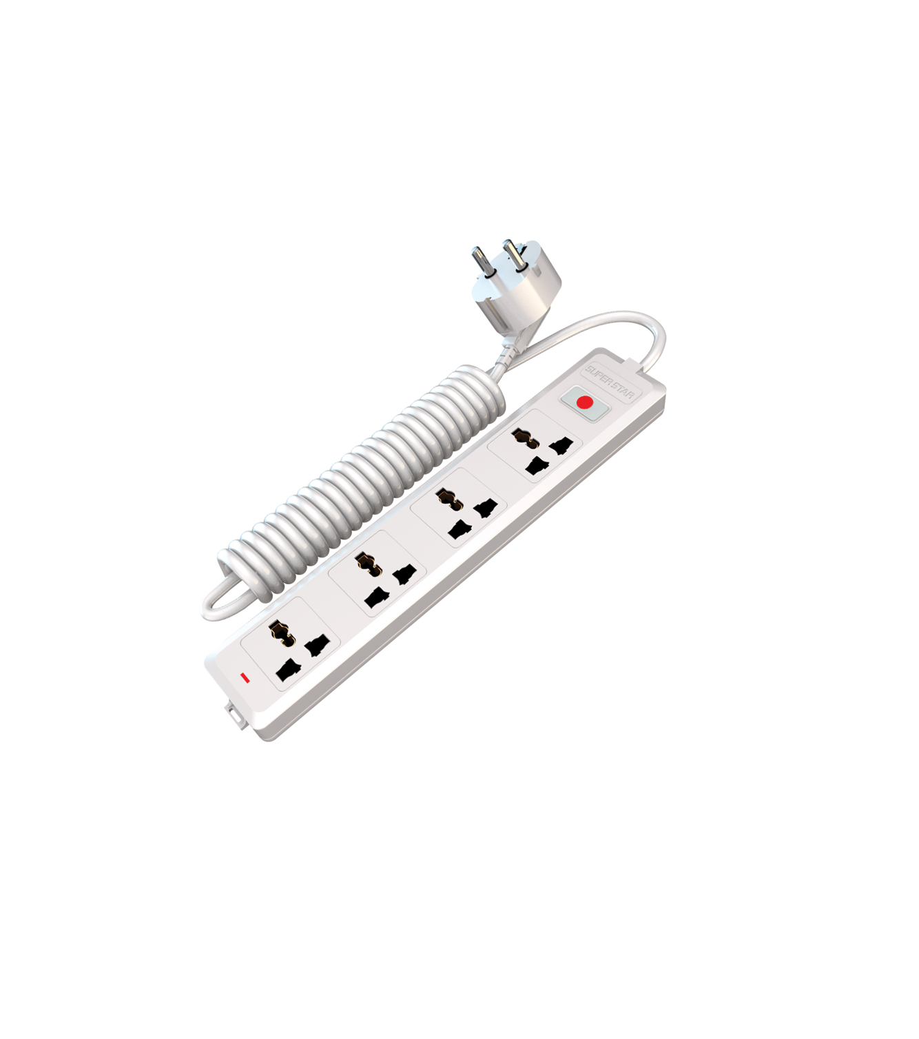 SUPER STAR PREMIUM EXTENSION 2PIN 4SOCKET 2200W