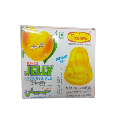 FRESHWEL MANGO CRYSTAL JELLY 85GM