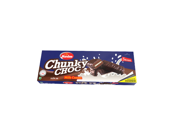 MUNCHEE CHUNKY CHOC MILK CREAM BISCUITS 60GM