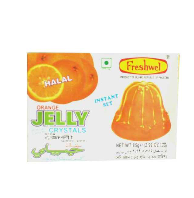 FRESHWEL ORANGE CRYSTAL JELLY 85GM