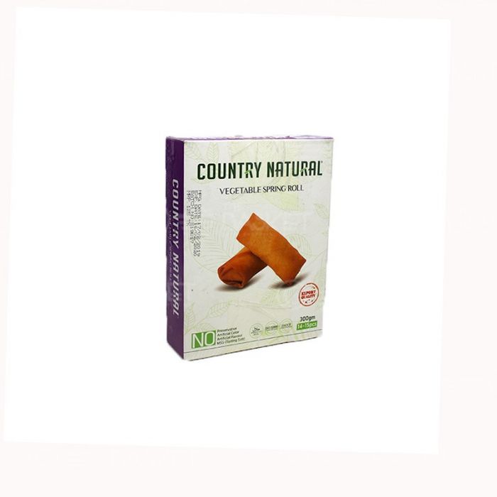 COUNTRY NATURAL VEGETABLE SPRING ROLL FROZEN FOOD 300GM