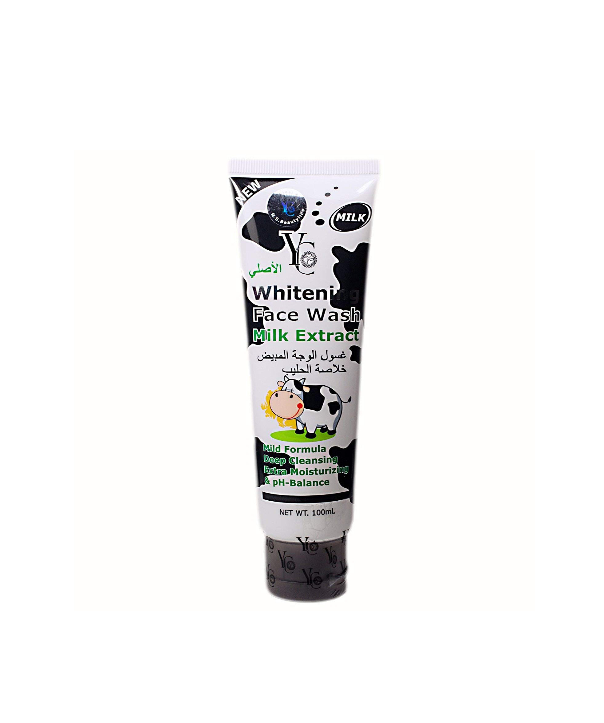 YC WHITENING MILK EXTRACT FACE WASH 100ML
