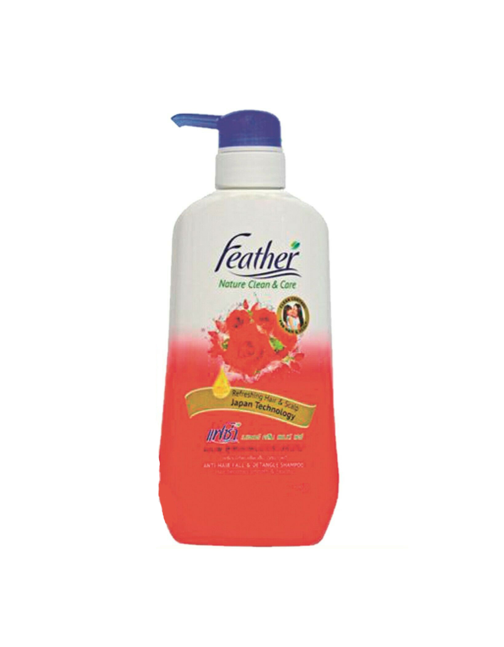 FEATHER ANTI HAIRFALL & DETANGLE SHAMPOO 480ML