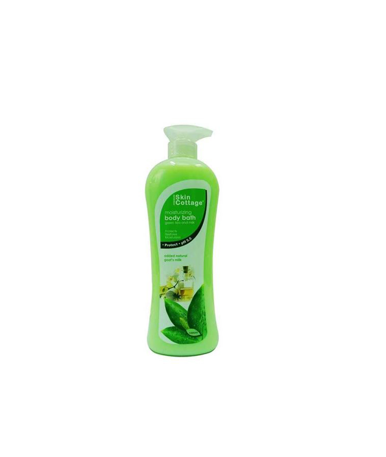 SKIN COTTAGE GREEN TEA BODY BATH 1000ML