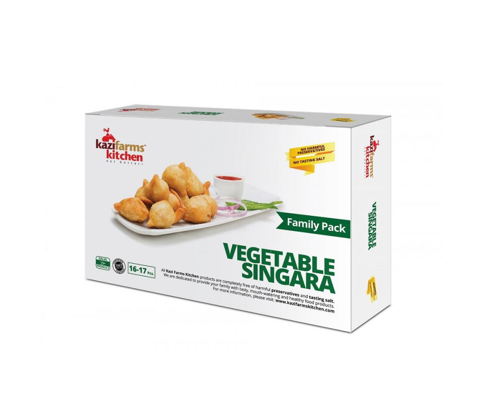 KAZI FARMS KITCHEN VEGETABLE SINGARA 300GM