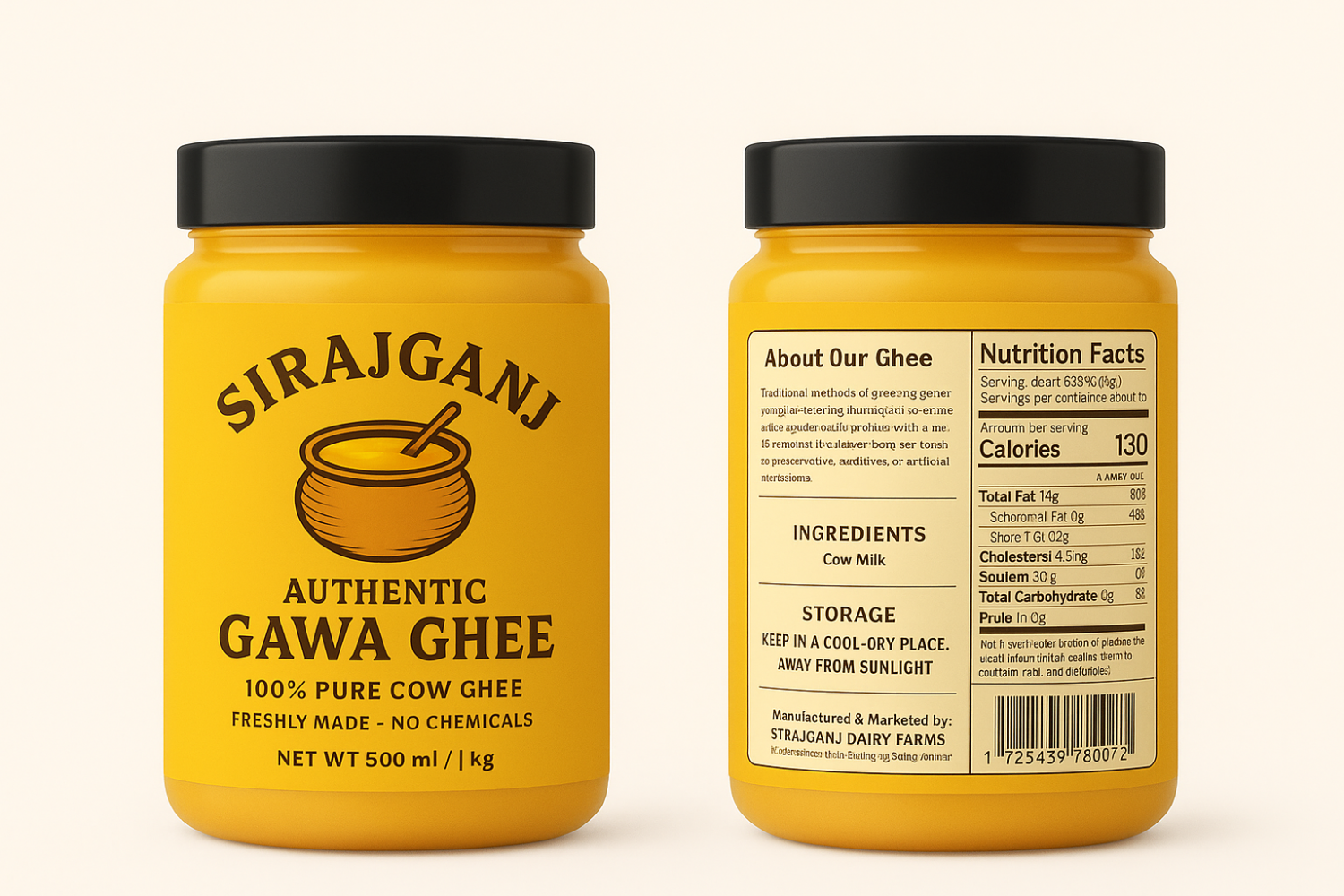 SIRAJGANJ  GHEE 1 LTR