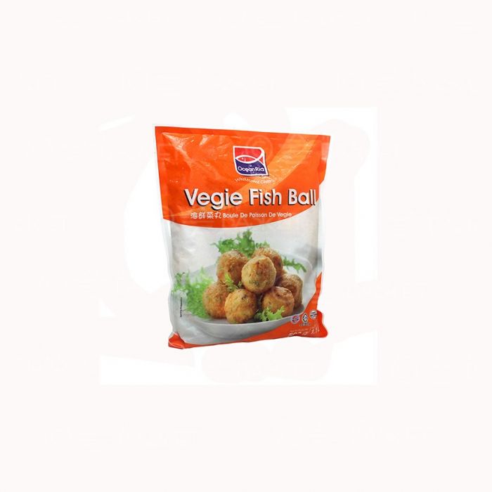 OCEAN RIA VEGIE FISH BALL FROZEN FOOD 500GM