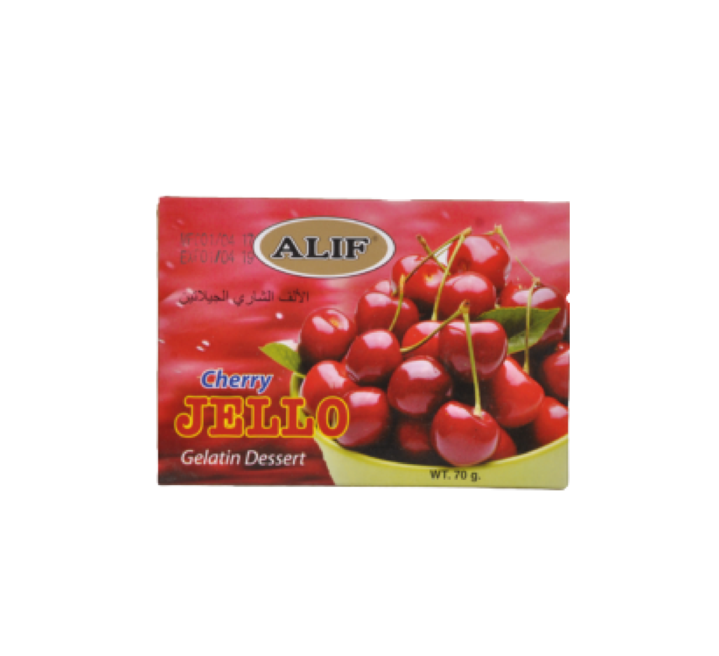 ALIF CHERRY GELATIN 70GM
