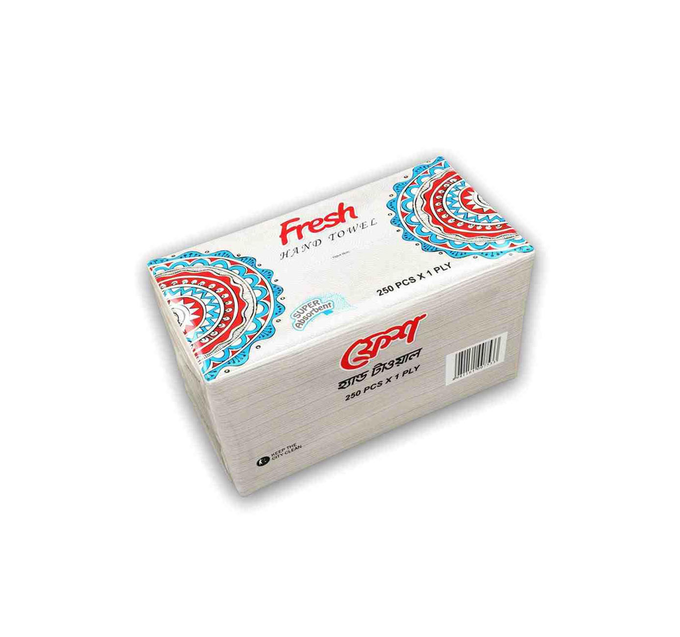 FRESH HAND TOWEL 250PCS