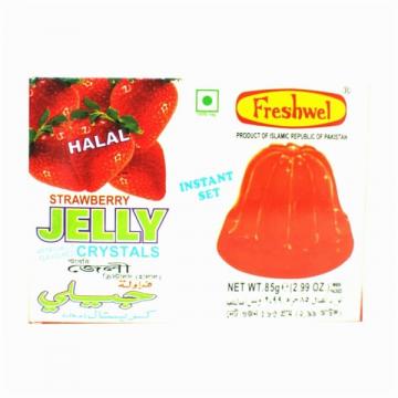 FRESHWEL STRAWBERRY CRYSTAL JELLY 85GM
