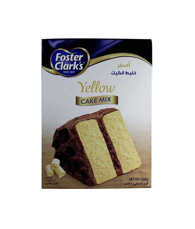FOSTER CLARKS YELLOW CAKE MIX 500GM