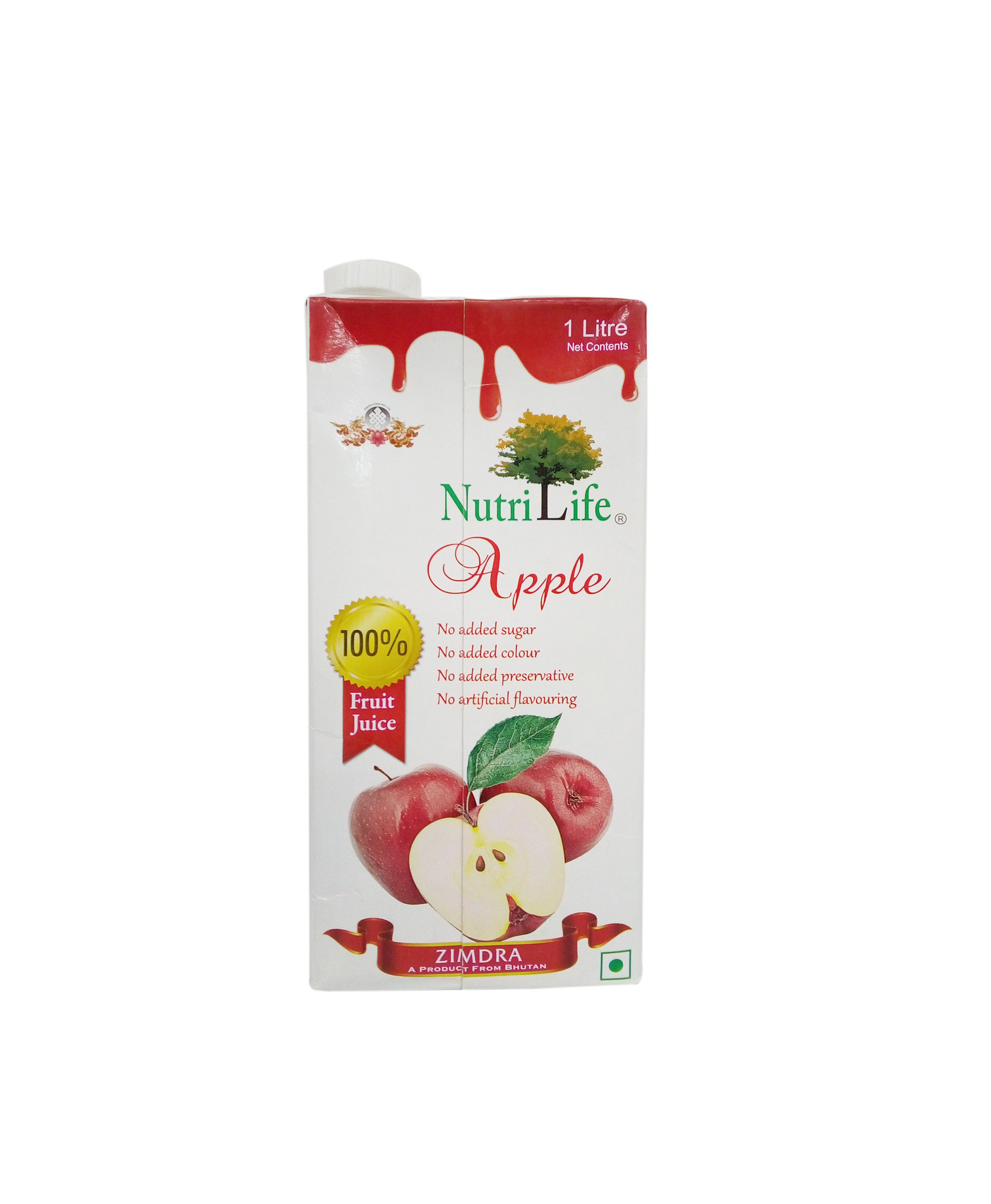 NUTRILIFE APPLE JUICE 1LTR