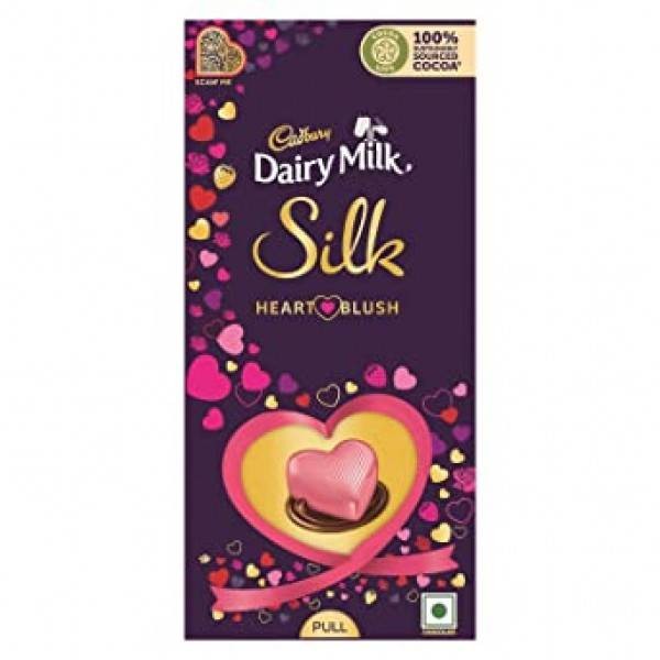 CADBURY DAIRY MILK SILK HEART BLUSH 250GM