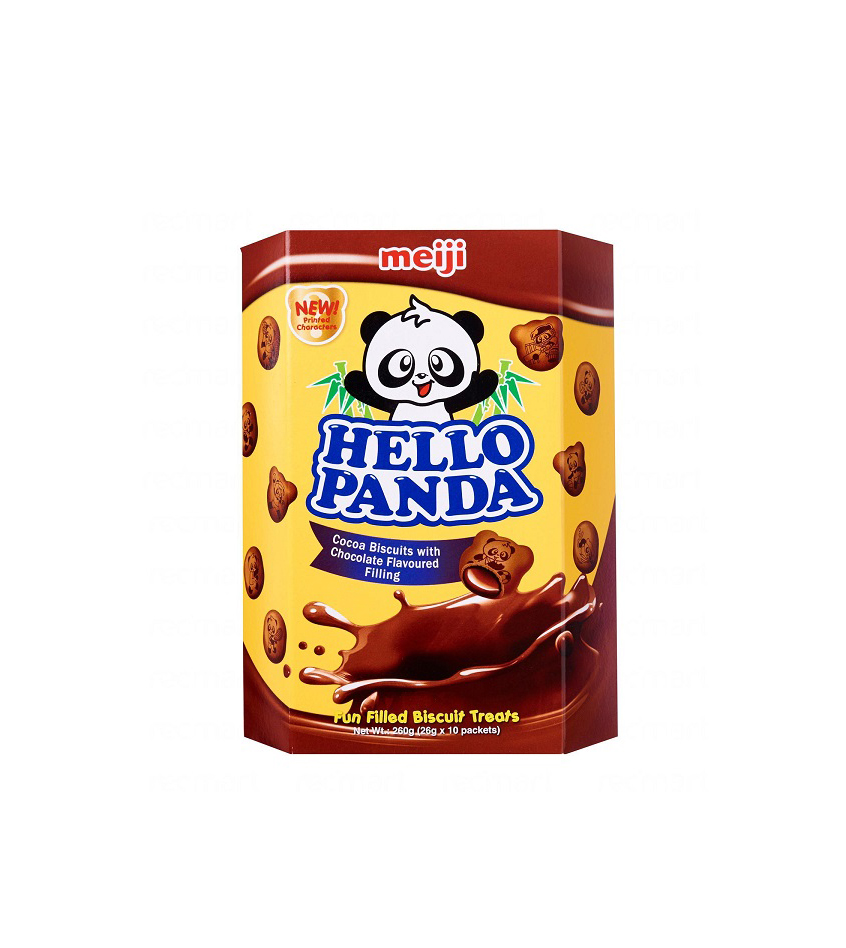 MEIJI HELLO PANDA CHOCOLATE BISCUITS 260GM